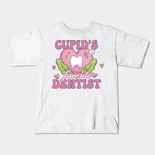 Cupid's Favorite Dentist Kids T-Shirt